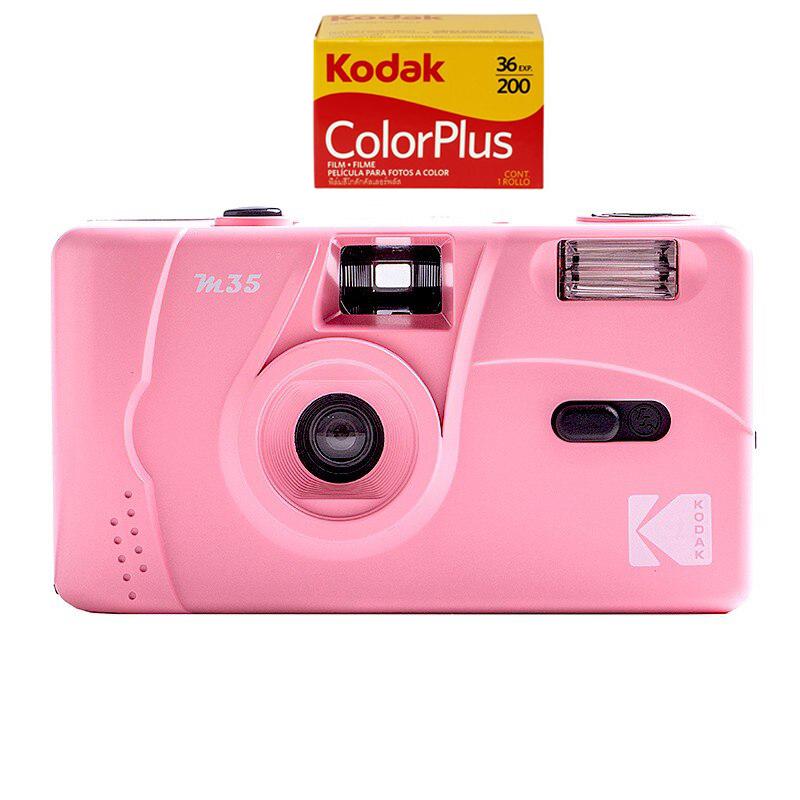 Kodak Vintage Retro M35 35mm Reusable Film Camera with Flash *Gift Idea*