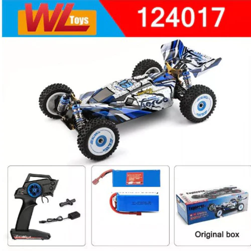 Wltoys 124017 1/12 V2 Brushless E- RC Car 75km/H High Speed Metal Chassis RC Car