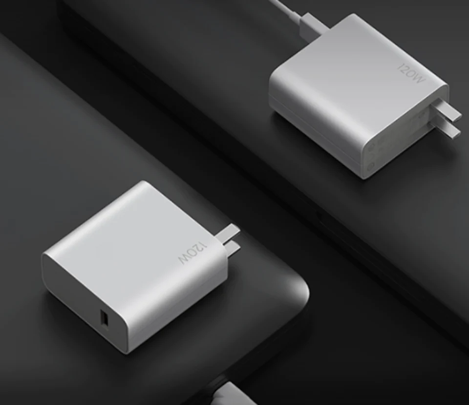 Xiaomi Black Shark 5 5S 4S 4 Pro 120W Fast Wall Charger 6A USB-C Cable White
