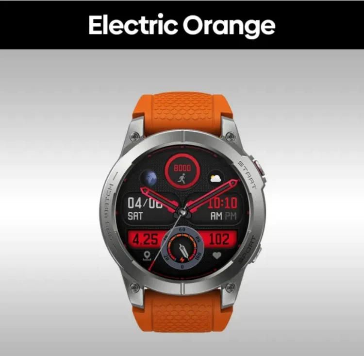 Zeblaze Stratos 3 Premium GPS Smart Watch Ultra HD AMOLED Display Built-in GPS