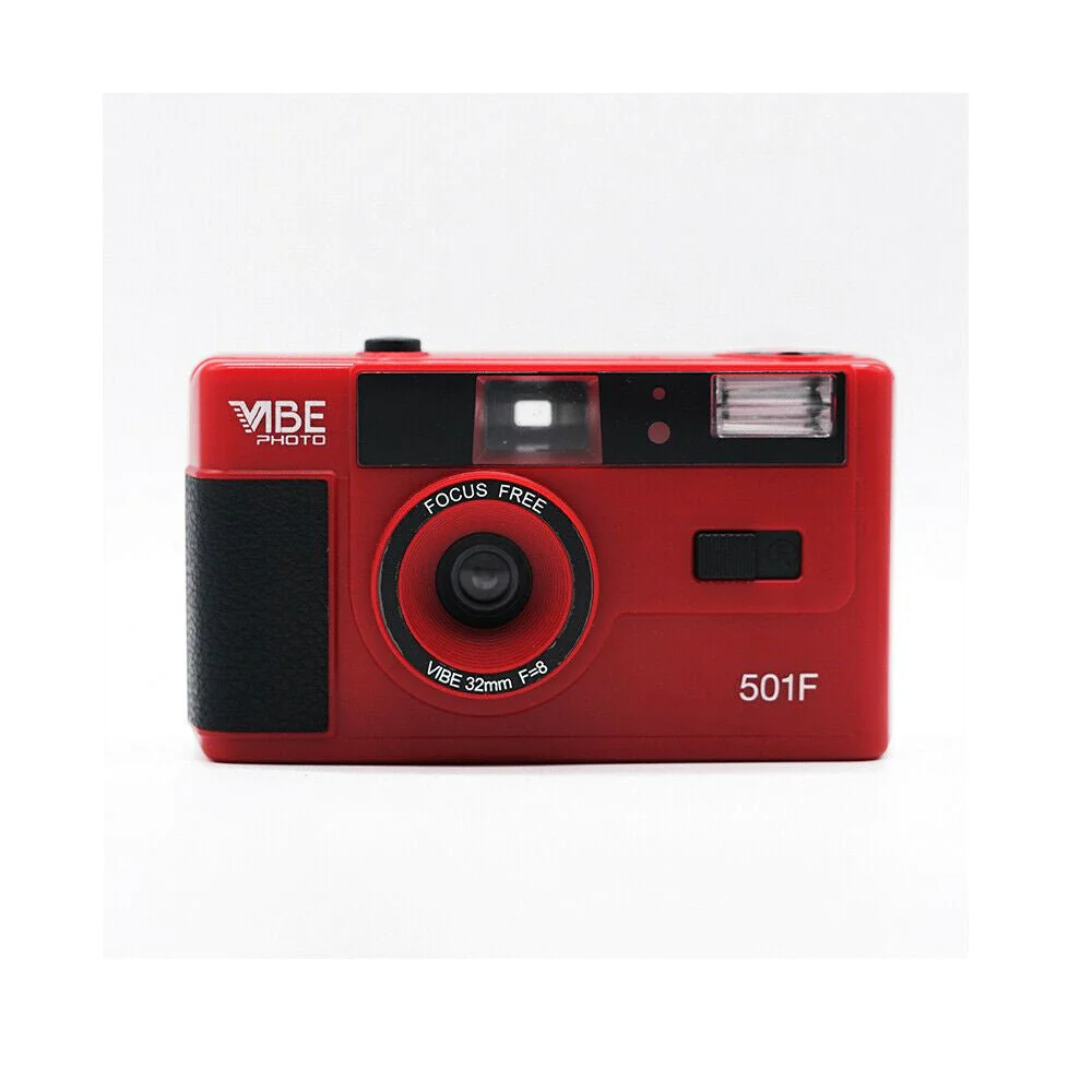 New Vibe Vintage Retro 501F 35mm Reusable Non-Disposable Film Camera