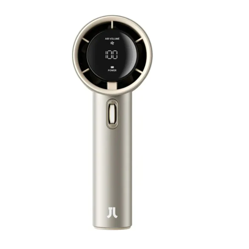 JISULIFE Portable Hand Fan 100 Wind Speeds Mini Bladeless Handheld Fan USB Rechargeable Personal Fans, Electric Eyelash Fan