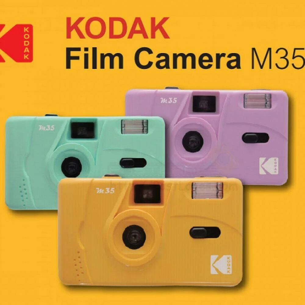 Kodak Vintage Retro M35 35mm Reusable Film Camera with Flash *Gift Idea*