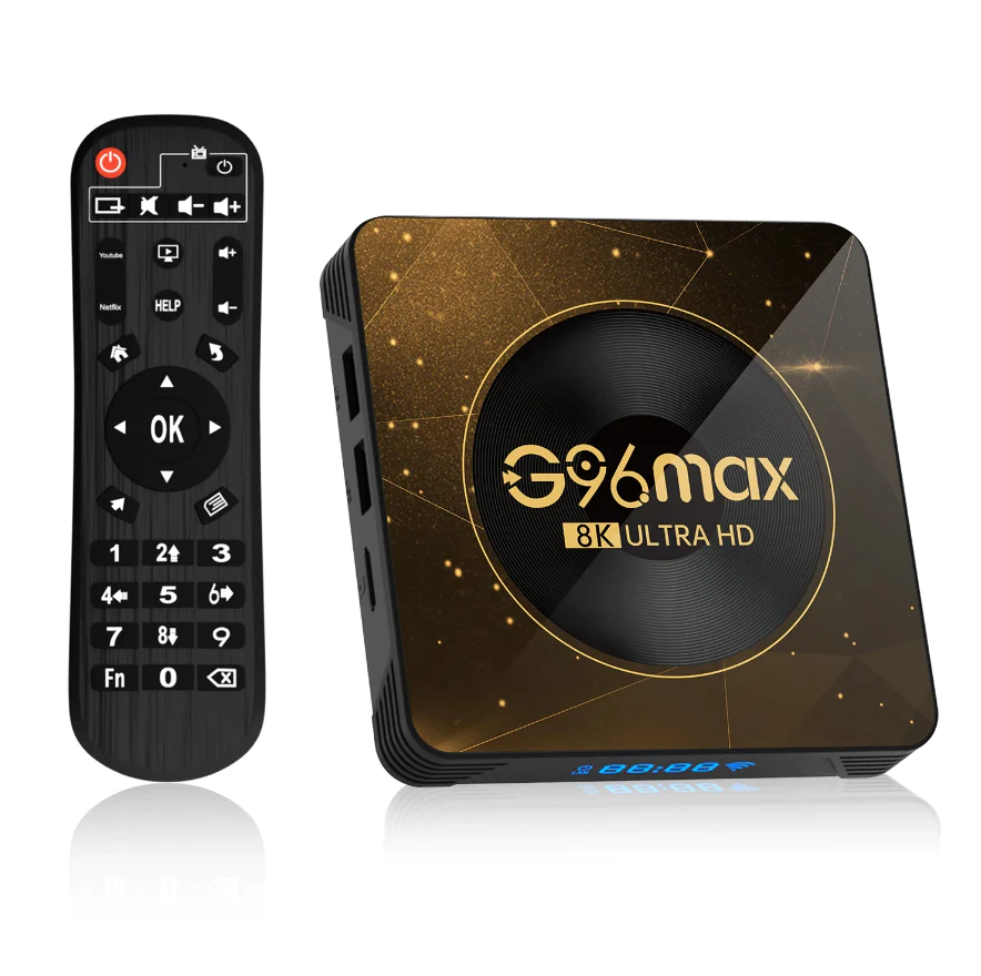 NEW G96 Max Android 13 Smart TV Box Amlogic RK3528 Video Media Player TV Box