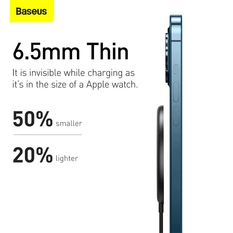 Baseus Magnetic Wireless Charger For iPhone 12 Series Phone Charger