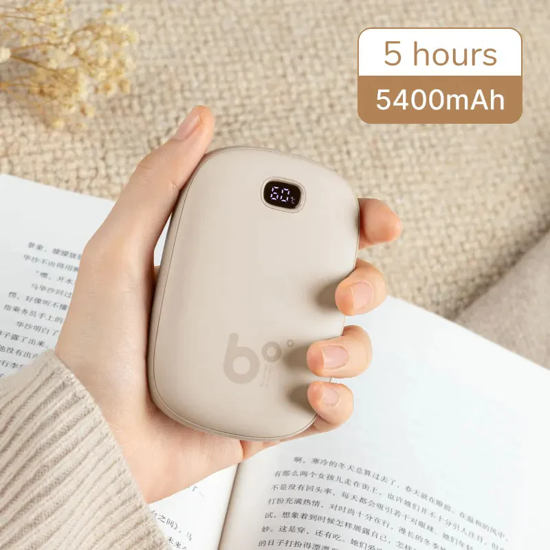 NEW JISULIFE Hand Warmers Rechargeable 3S Instant Heat USB Power Bank Portable Electric Heater