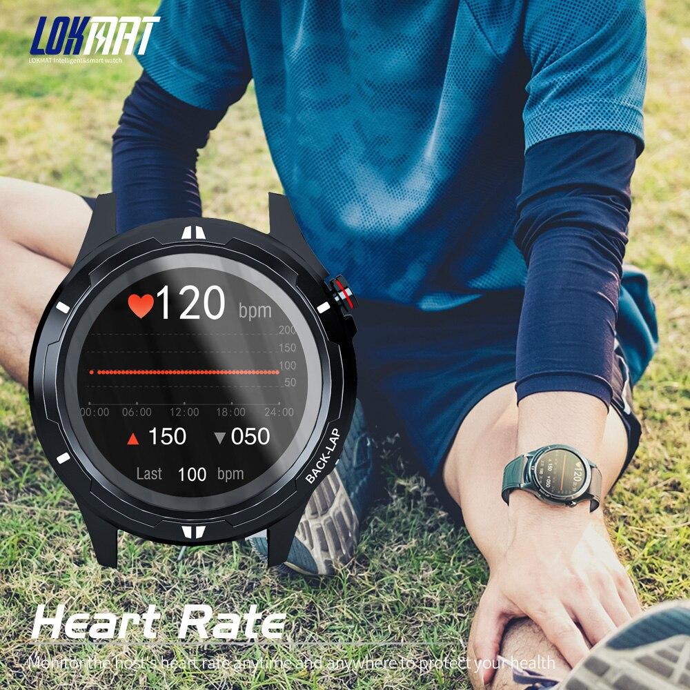 LOKMAT COMET 3 Smart Watch Bluetooth Call Local Music Playback Heart Rate Tracker Messages Reminder