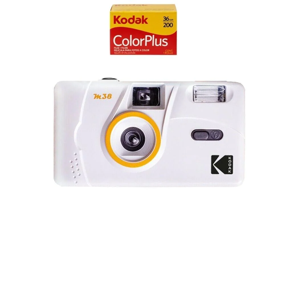 New Kodak Vintage Retro M38  35mm Reusable Film Camera with Flash *Gift Idea*