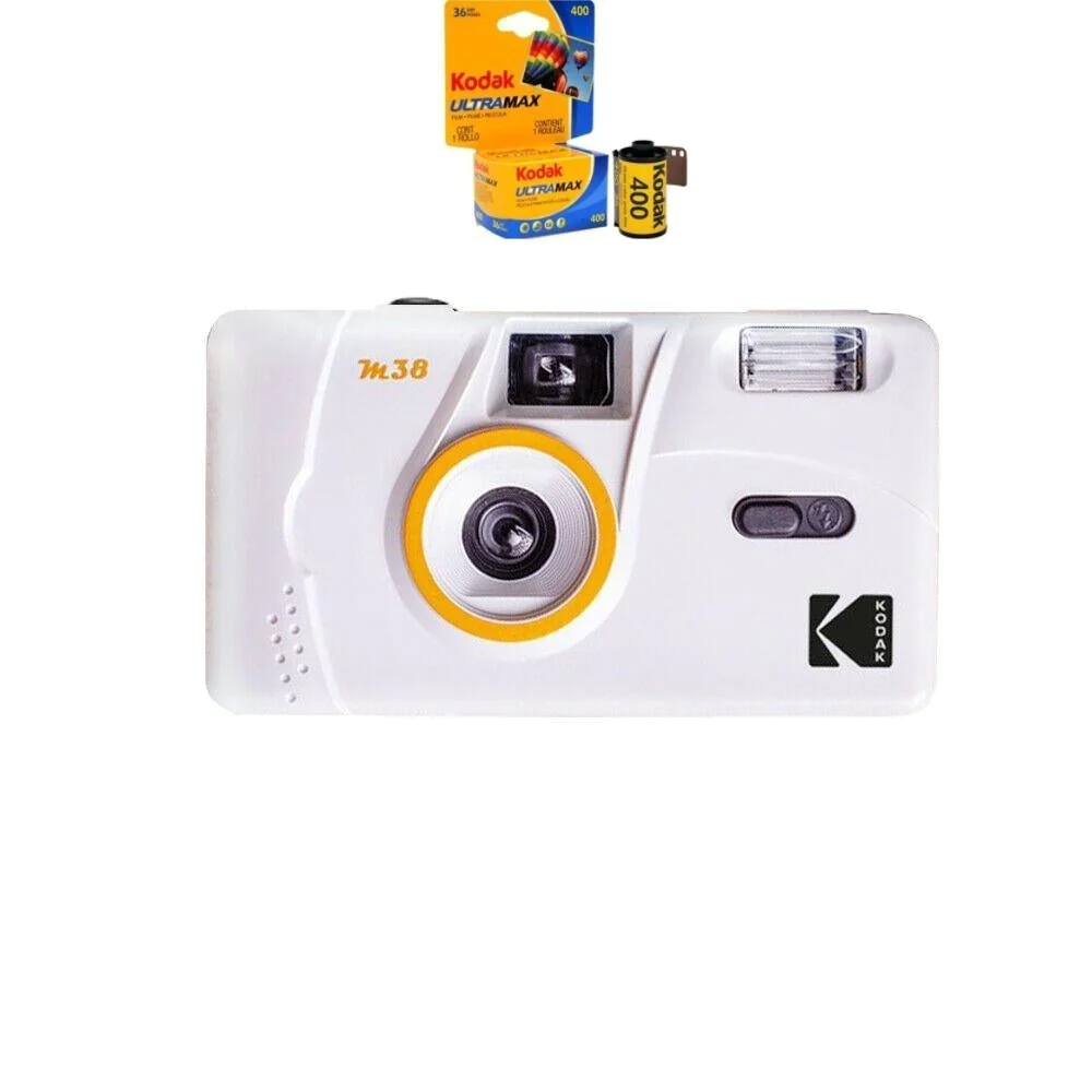 New Kodak Vintage Retro M38  35mm Reusable Film Camera with Flash *Gift Idea*