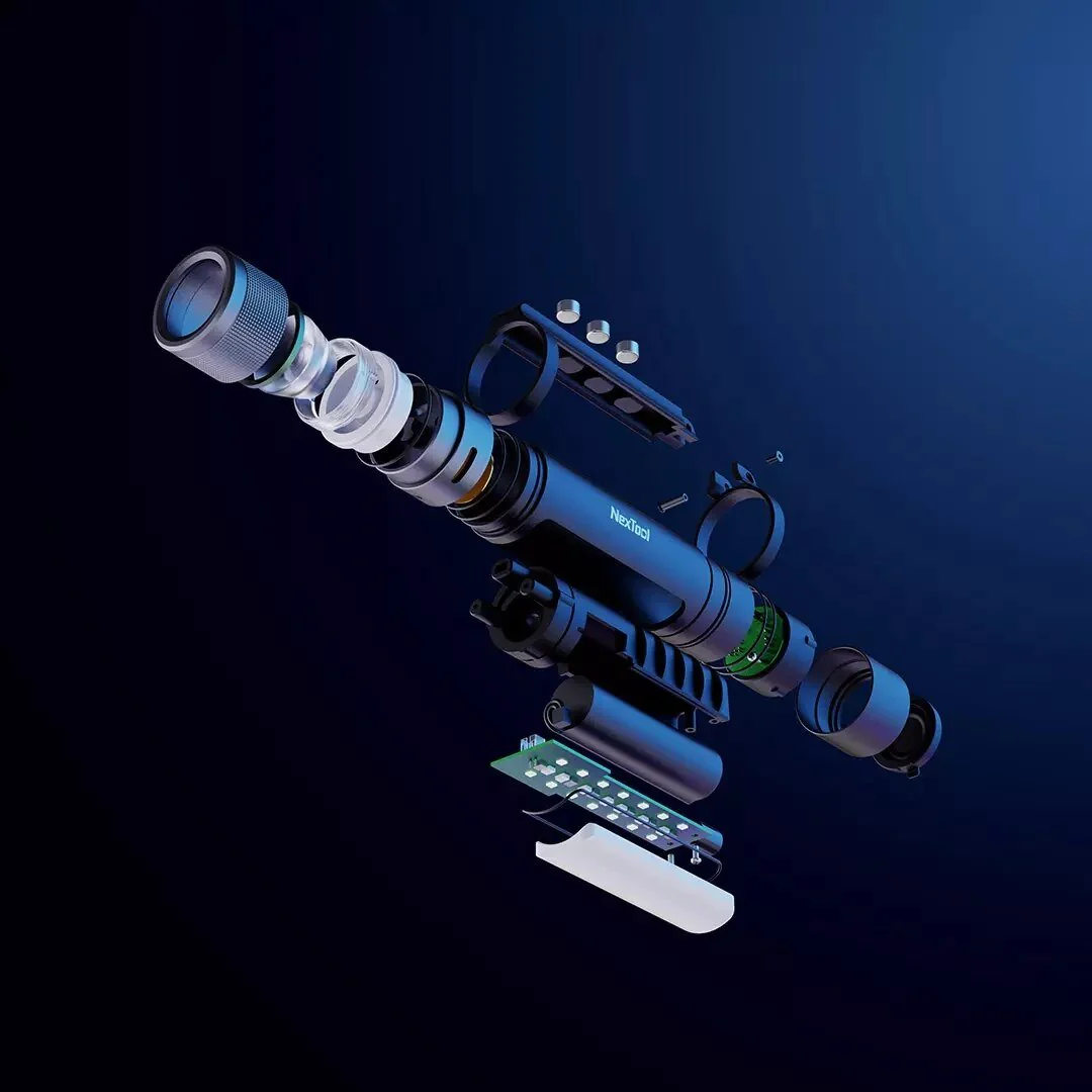 New Youpin NexTool Outdoor 6 in 1 LED Flashlight Ultra Bright Torch Waterproof