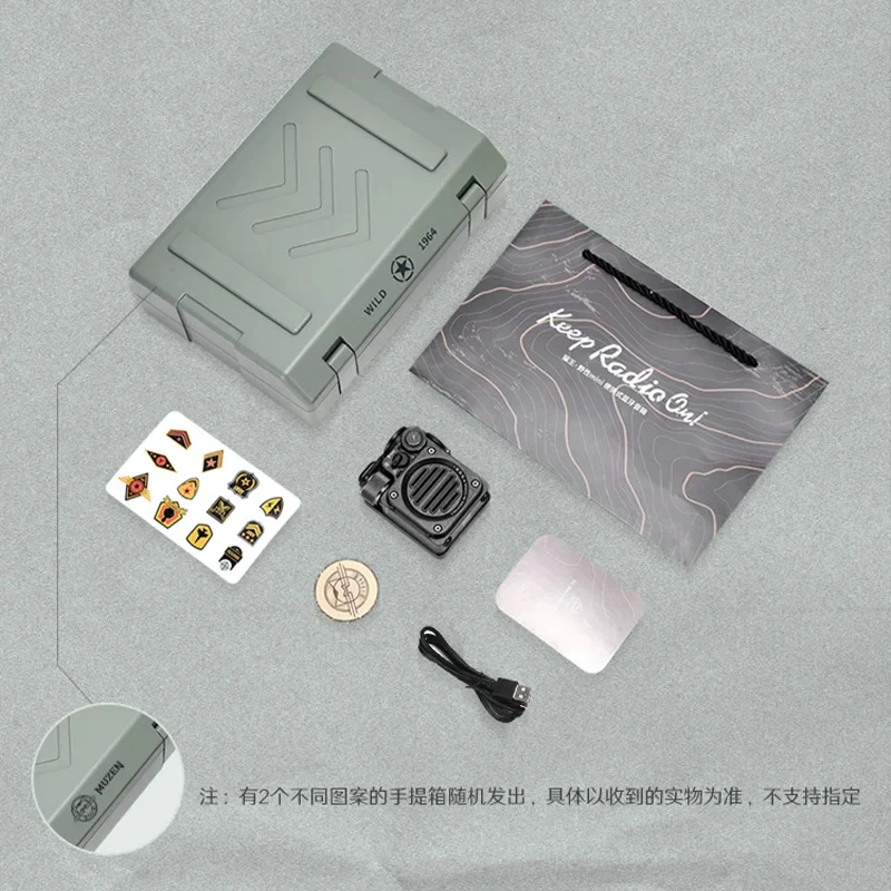 NEW MUZEN Wild Mini Bluetooth 5.0 Wireless Speaker Waterproof Outdoor Travel Retro Art