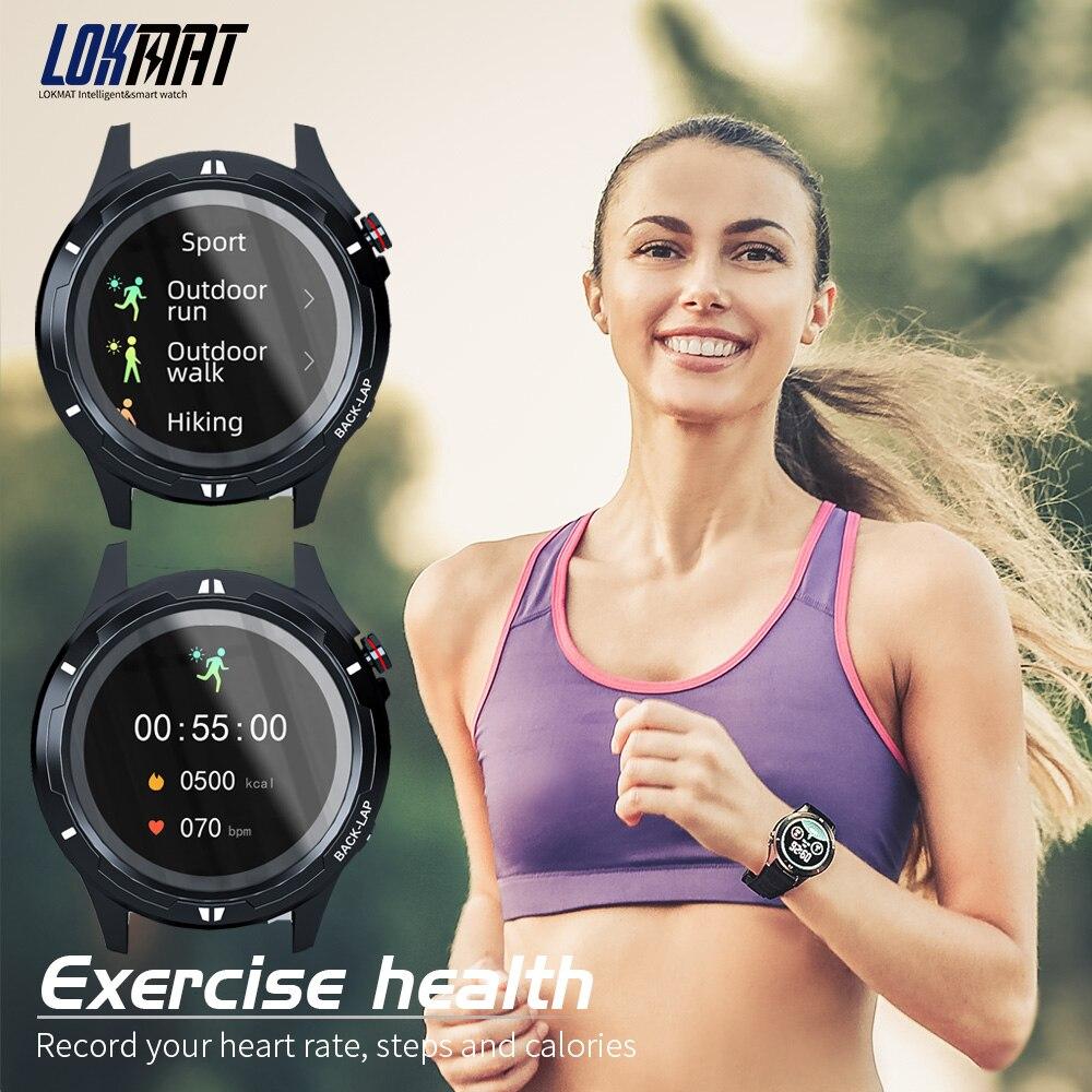 LOKMAT COMET 3 Smart Watch Bluetooth Call Local Music Playback Heart Rate Tracker Messages Reminder