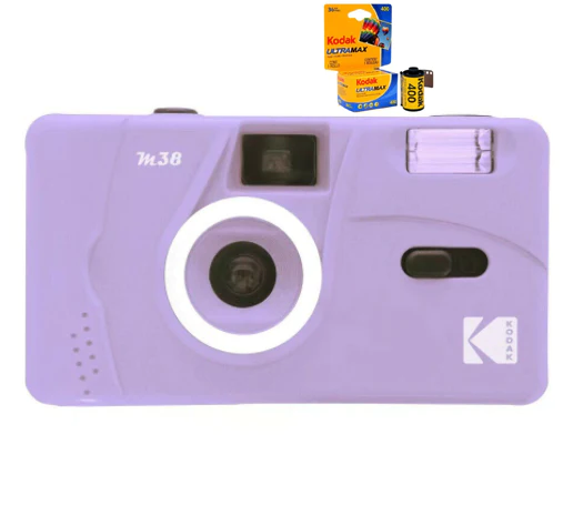 New Kodak Vintage Retro M38  35mm Reusable Film Camera with Flash *Gift Idea*