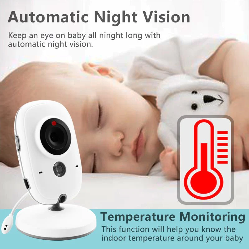 VB603 Wireless Video Color Baby Monitor with 3.2