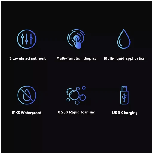 Touchless Automatic Soap Dispenser USB Liquid Foam Machine Wall-mounted Infrared Sensor Electric Hands Free Hand Sanitizer Tool