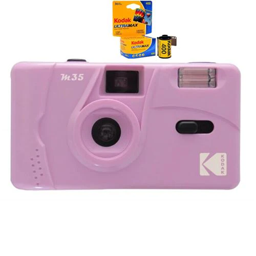 Kodak Vintage Retro M35 35mm Reusable Film Camera with Flash *Gift Idea*