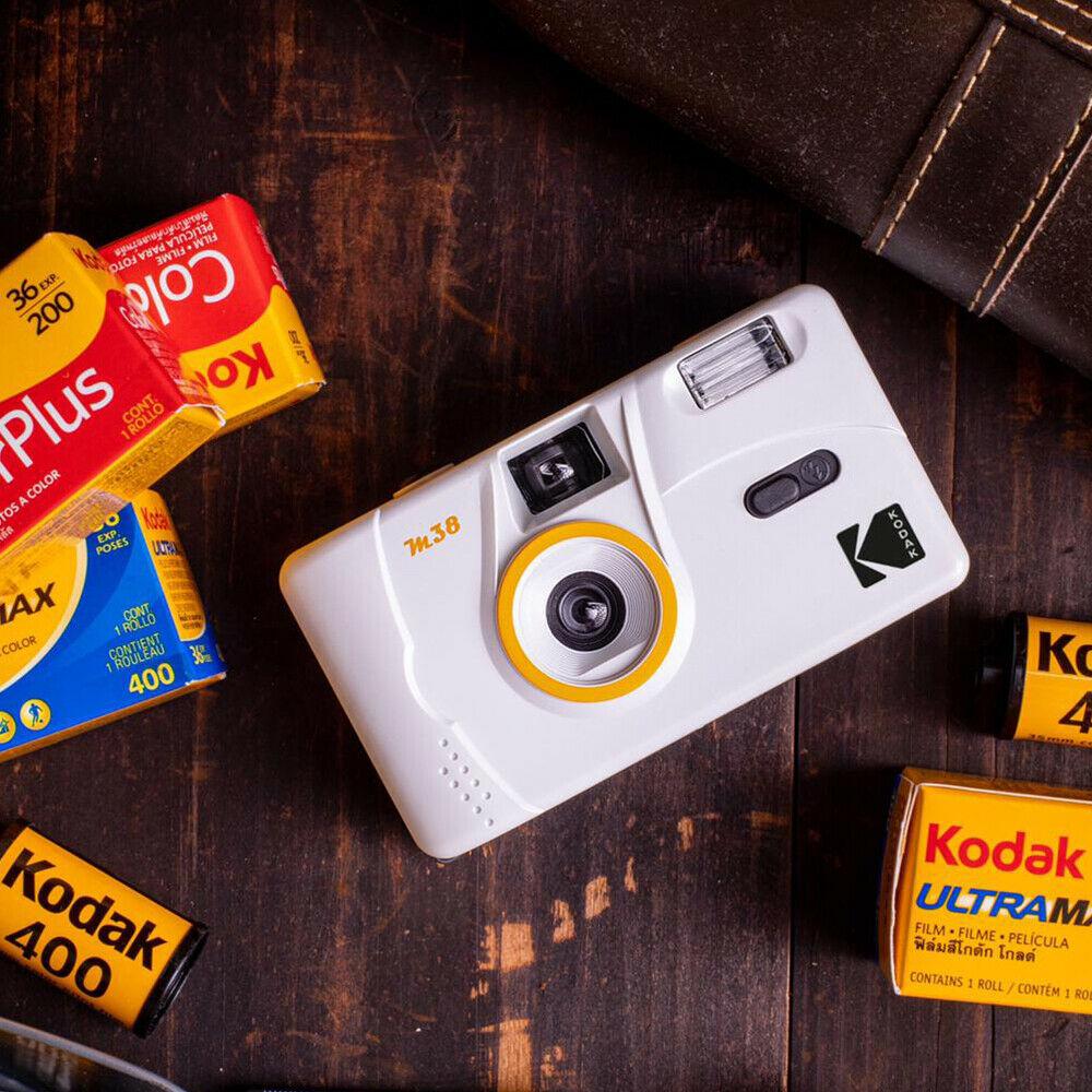 New Kodak Vintage Retro M38  35mm Reusable Film Camera with Flash *Gift Idea*