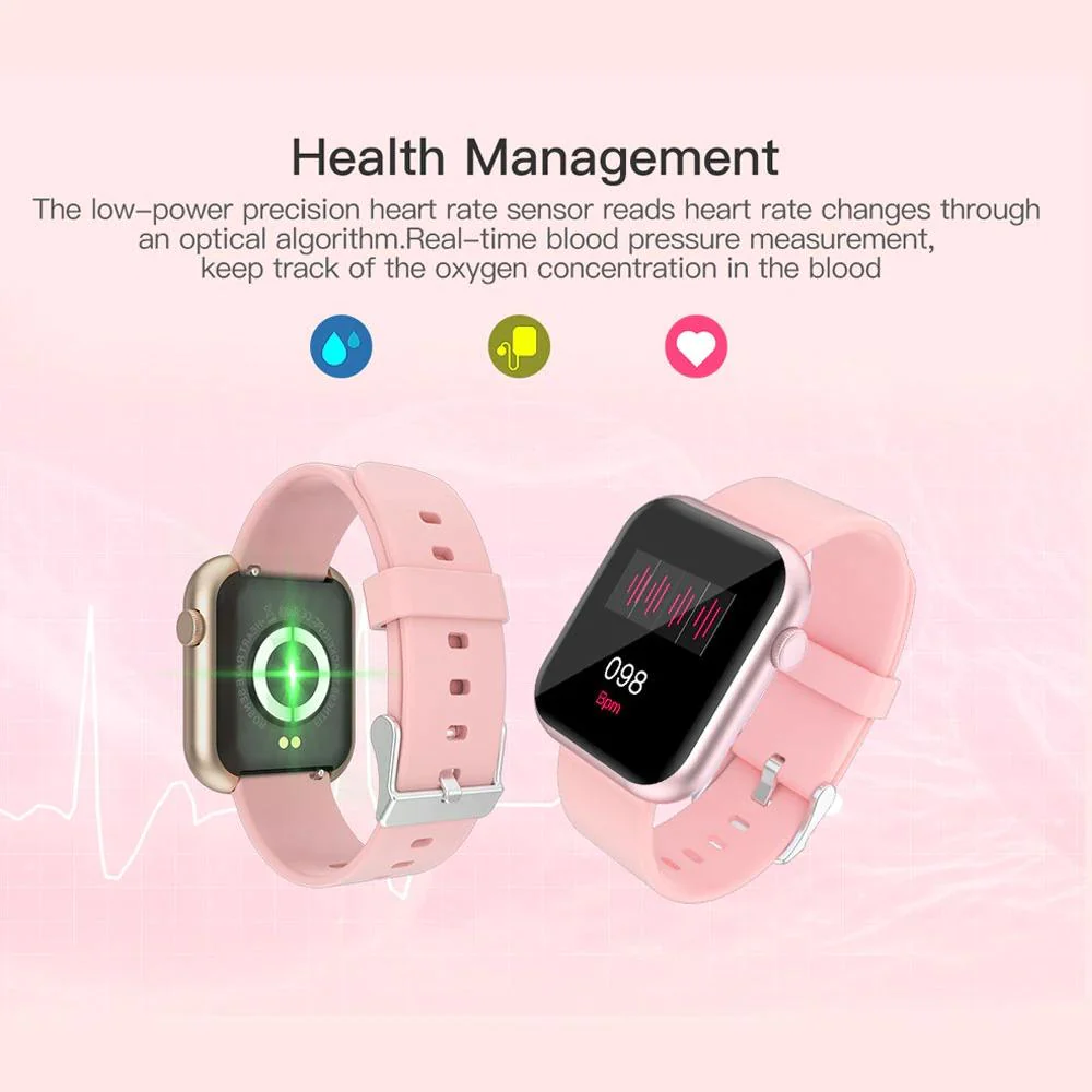 LOKMAT Sport Bluetooth Smart Watch Men Full Touch Fitness Tracker Heart Rate