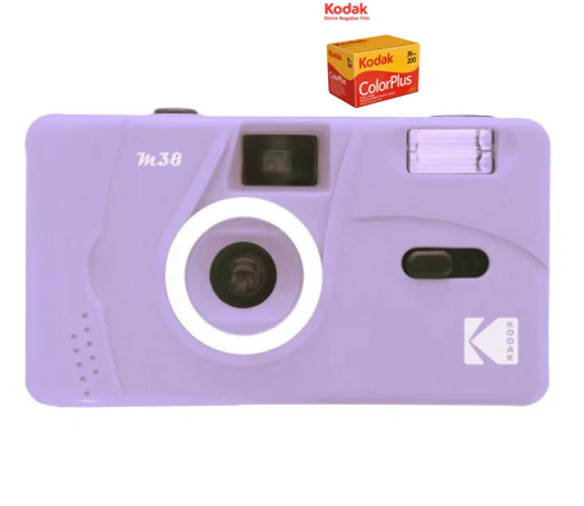 New Kodak Vintage Retro M38  35mm Reusable Film Camera with Flash *Gift Idea*