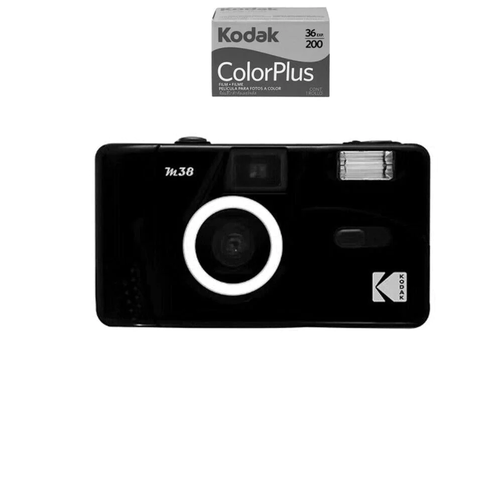 New Kodak Vintage Retro M38  35mm Reusable Film Camera with Flash *Gift Idea*
