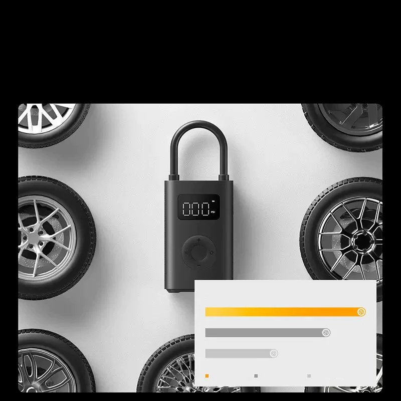 New Xiaomi Mijia Air Pump 2 Portable Electric Air Compressor Tire Sensor Mi Inflatable Treasure