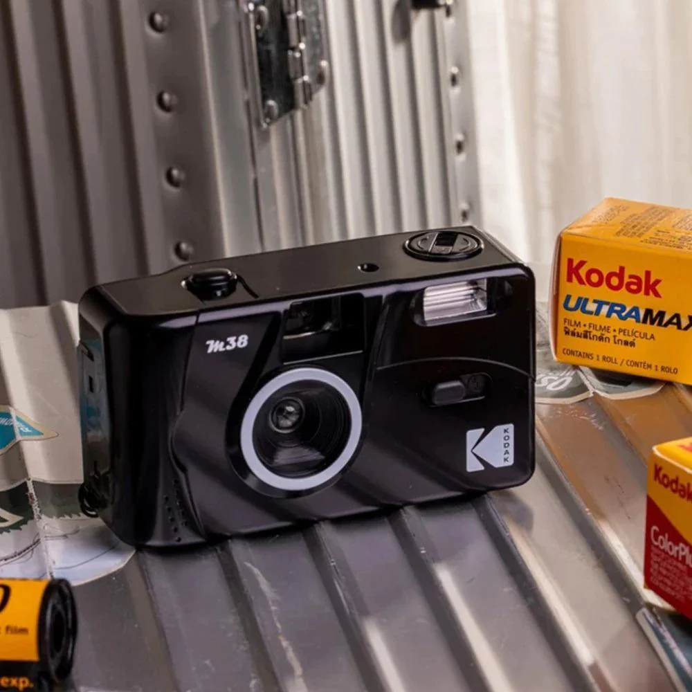 New Kodak Vintage Retro M38  35mm Reusable Film Camera with Flash *Gift Idea*