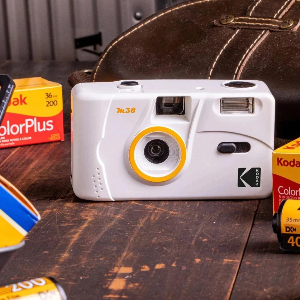 New Kodak Vintage Retro M38  35mm Reusable Film Camera with Flash *Gift Idea*