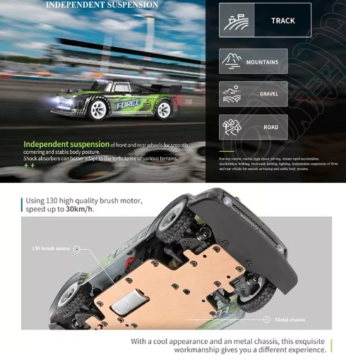 WLtoys 284131 Racing RC Car 30 KM/H 2.4G 1/28 Drift Remote Control Xmas Kids Toy