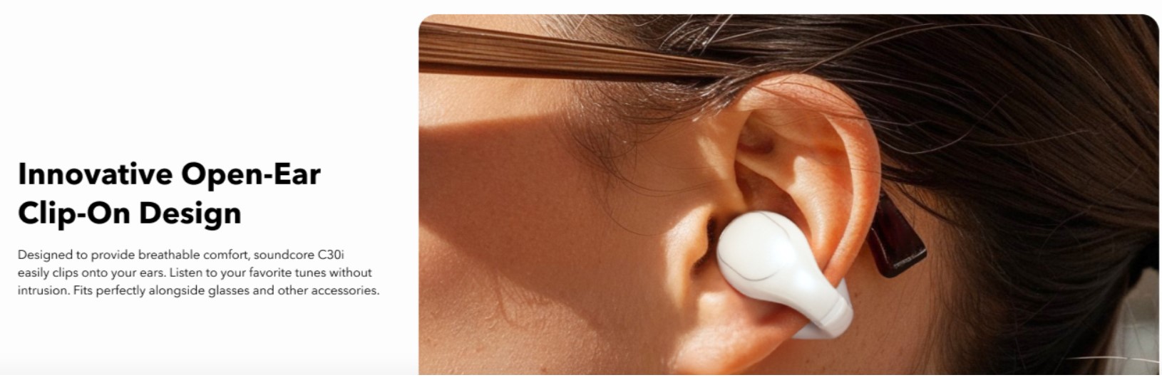 New Soundcore C30i Space Module Earclip Bluetooth Earphones Non in Ear Wireless Ear Hanging