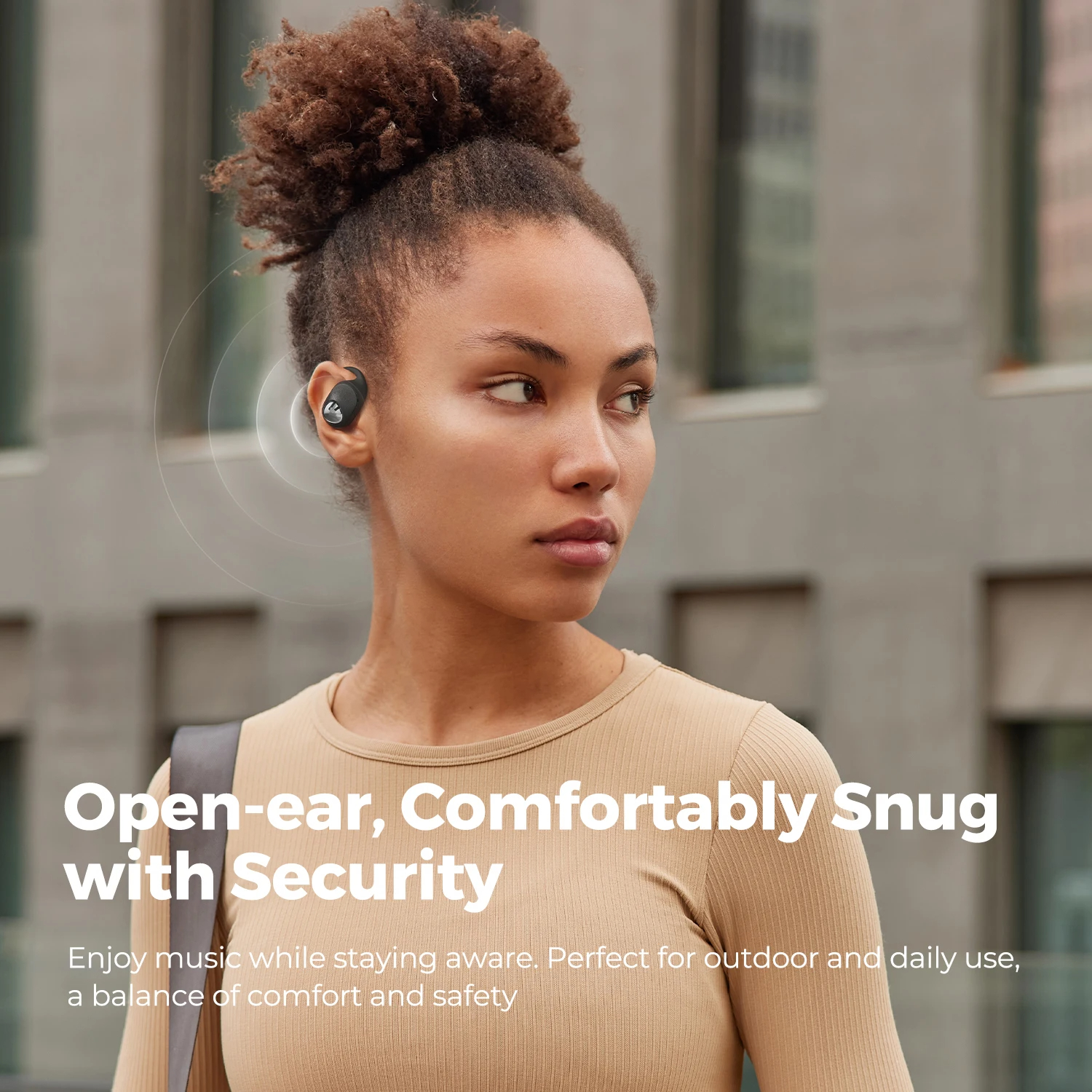 New SoundPEATS GoFree2 Open-Ear Earphones Bluetooth 5.3 Earbuds