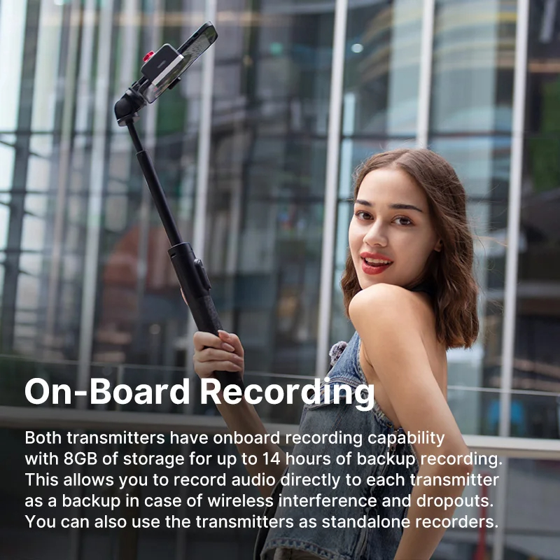 New Ulanzi U-Mic Stereo Microphone Dual Channel Wireless Lavalier Microphone System