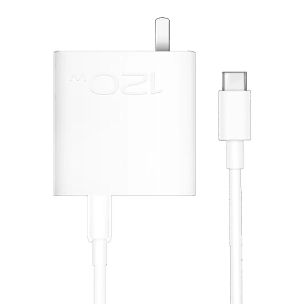 New iQOO 120W Fast Charge Wall Charger Adapter with 6A Cable