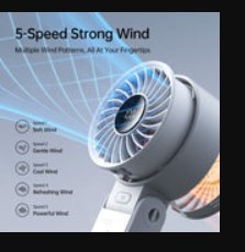 2024 New JisuLife Portable Handheld Fan Life7