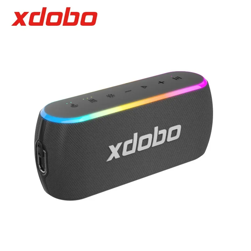 XDOBO 60W X8III Bluetooth Speaker Wireless Subwoofer RGB IPX7 6600mAh Powerful Bass Power Bank Outdoor Music Box