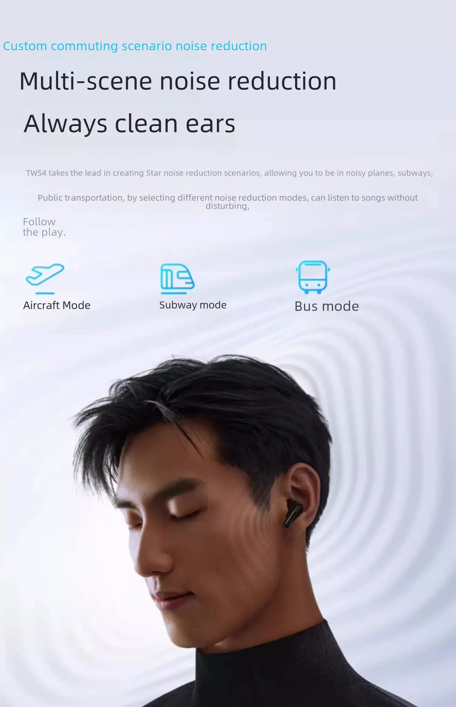 New vivo TWS 4 TWS Earphone 55dB Active Noise Cancelling Wireless Bluetooth 5.4 Headphone 45 Hours Battery Life