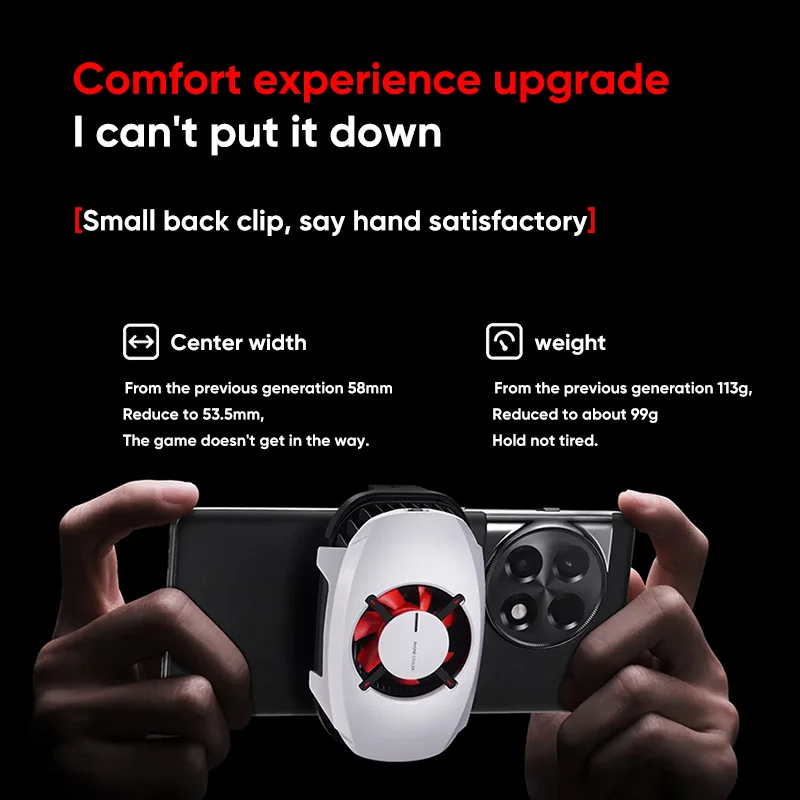 NEW OnePlus 27W Freezing Point Cooling Back Clip High Power Low Noise Double Refrigeration Mobile Phone Game Cooler