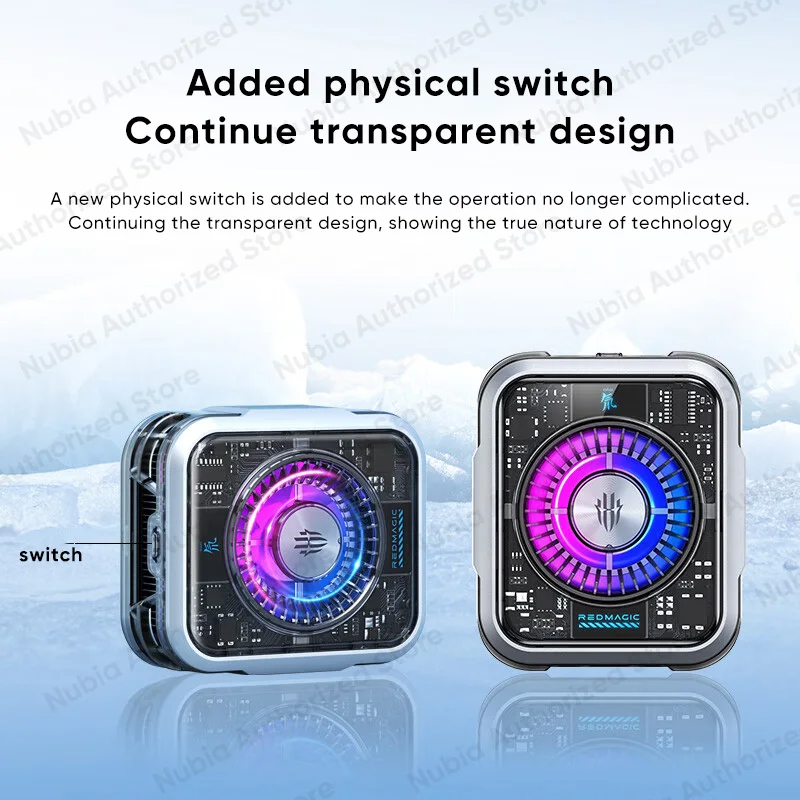 Nubia RedMagic VC Liquid Cooler 5 Pro Magnetic Phone Cooler for Red Magic 9 Pro iPhone 15 Pro Max