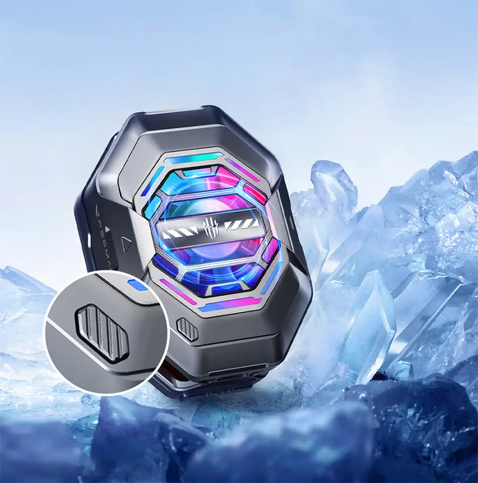 Nubia Red Magic 9 8s 8 Pro+ Pro Ice Cooler 4 Pro RGB 27W Back Clip Cooling Fan