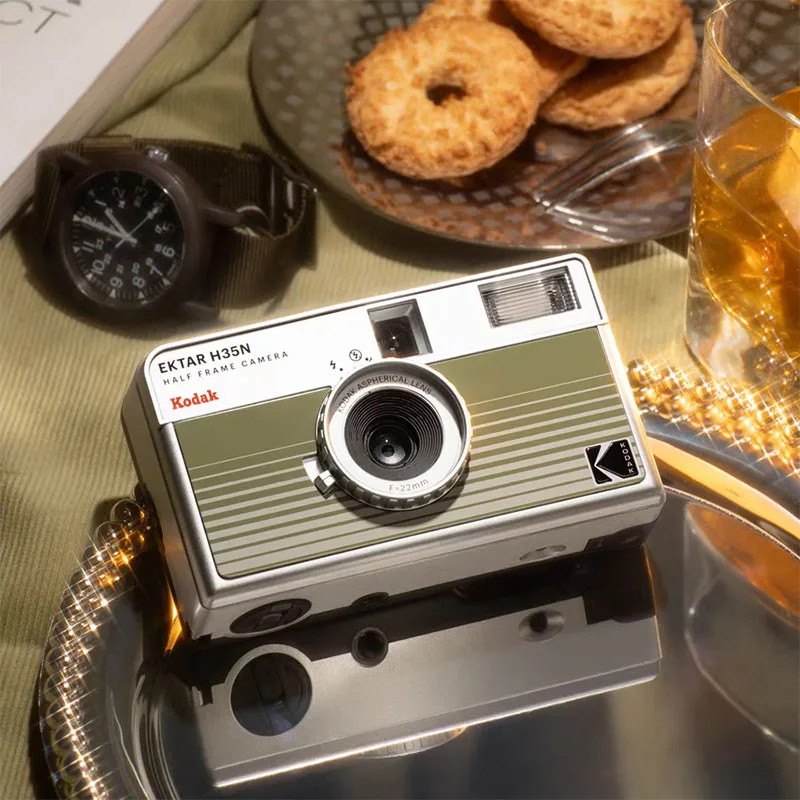 New Kodak 35mm Film Camera KODAK EKTAR H35N Half Frame Camera Reusable Film Camera With Flash Light