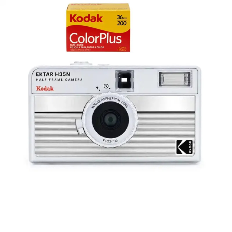 New Kodak 35mm Film Camera KODAK EKTAR H35N Half Frame Camera Reusable Film Camera With Flash Light