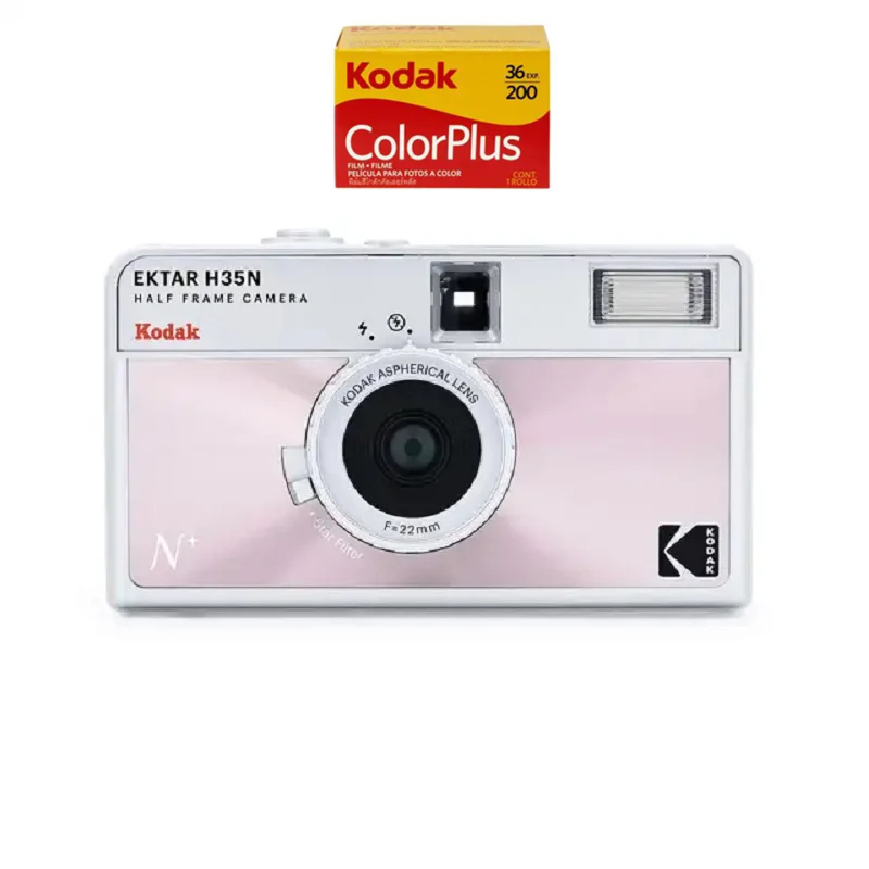 New Kodak 35mm Film Camera KODAK EKTAR H35N Half Frame Camera Reusable Film Camera With Flash Light