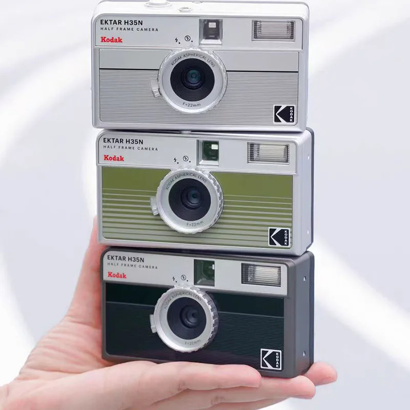 New Kodak 35mm Film Camera KODAK EKTAR H35N Half Frame Camera Reusable Film Camera With Flash Light