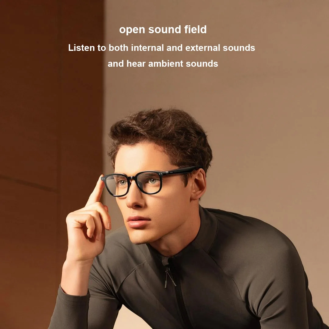 New Xiaomi Mijia Smart Audio Glasses Joyful Edition Call Noise Reduction Bluetooth Headset Audio Glasses