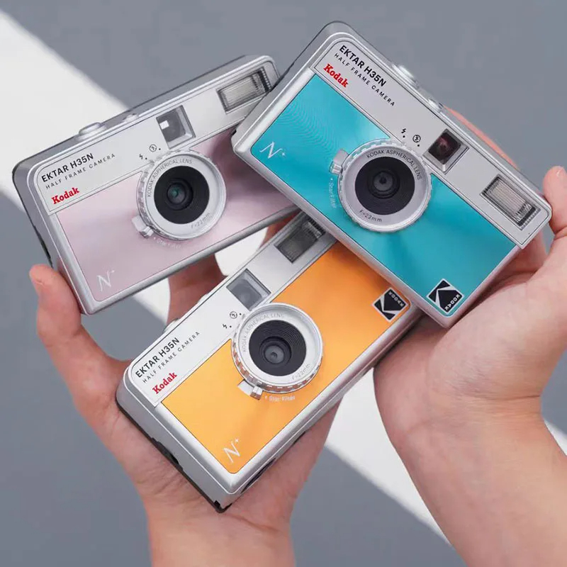 New Kodak 35mm Film Camera KODAK EKTAR H35N Half Frame Camera Reusable Film Camera With Flash Light