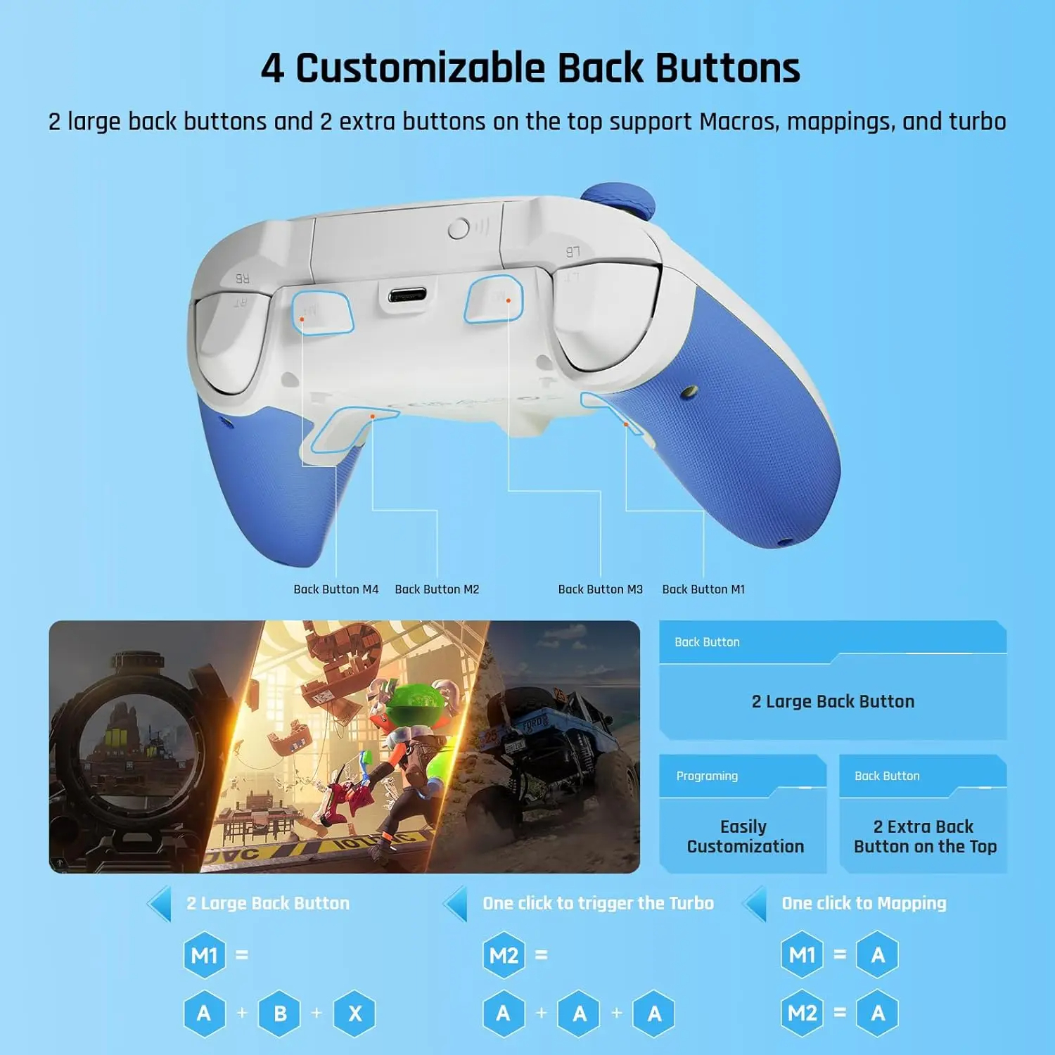 2024 NEW BIGBIG WON Rainbow 2 SE Wireless Gaming Controller Motion Control Hall Effect Trigger Gamepad