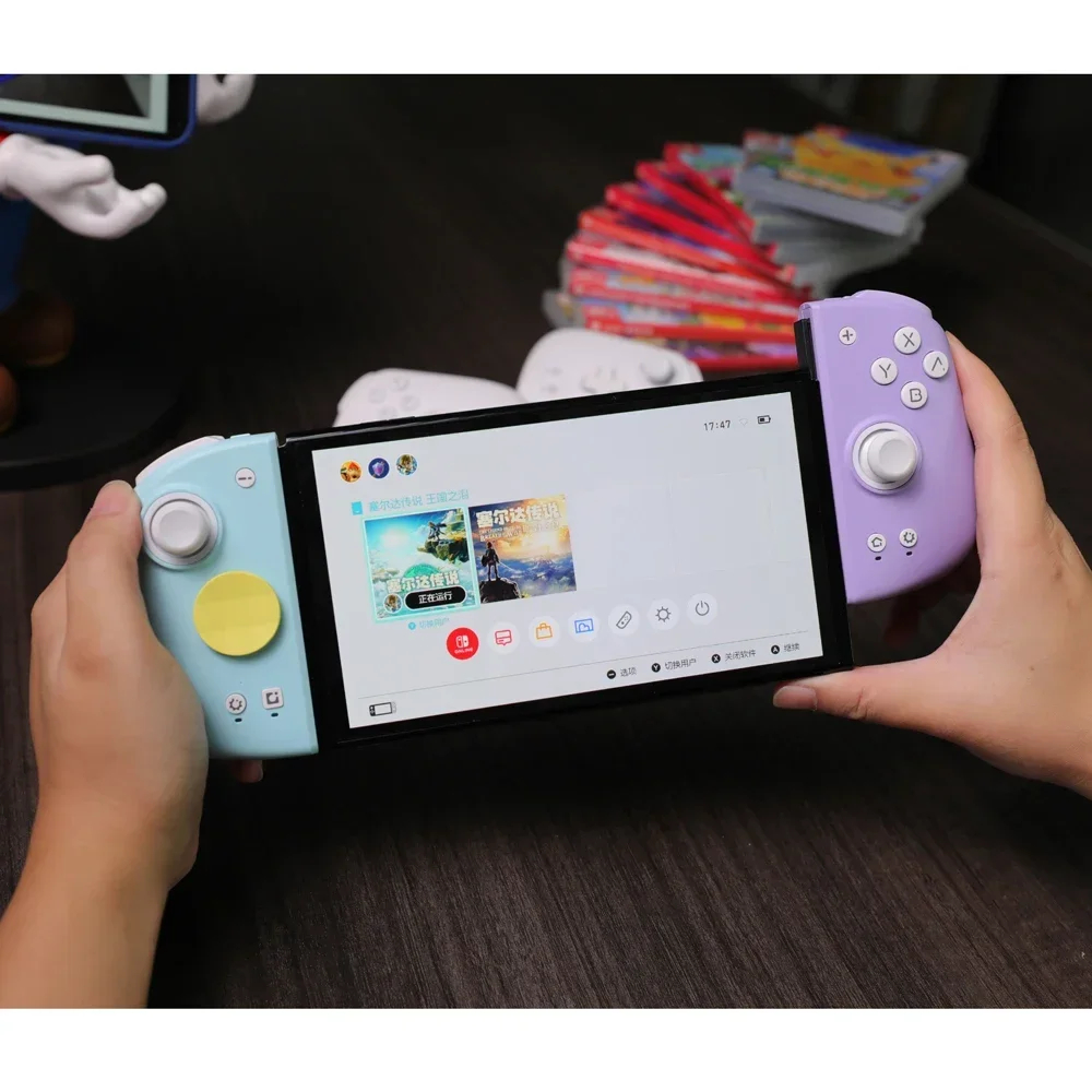 NEW MOBAPAD M6s Joycons Nintendo Switch Controller Pro Adjustable Joystick Hall Effect Controller Hd Vibration/6-Axis Gyro Joy Pad Gamepad