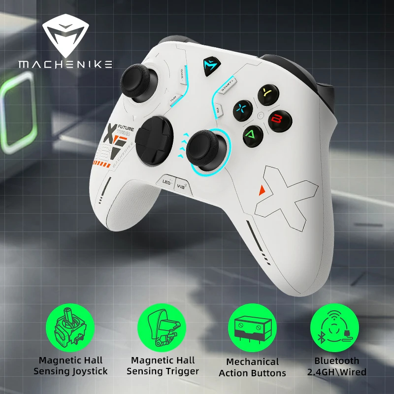 NEW MACHENIKE G6 Gamepad For PC Control 2.4G Bluetooth Wireless Gaming Controller applies to Nintendo Switch Android Phone iOS