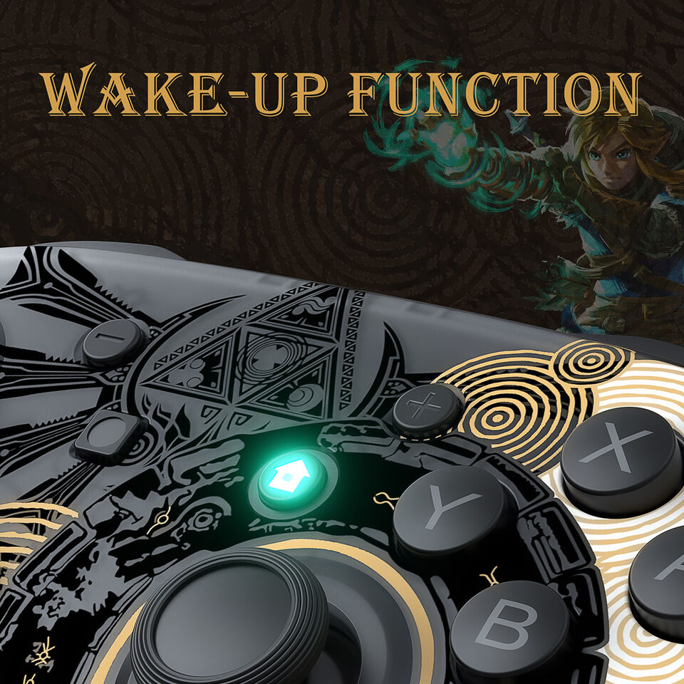Brand New Switch Pro Controller for Nintendo Switch Zelda Wake Up Function