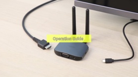 Hagibis Wireless HDMI-compatible Video Transmitter & Receiver Extender Display Adapter Dongle for TV Monitor Projector switch PC