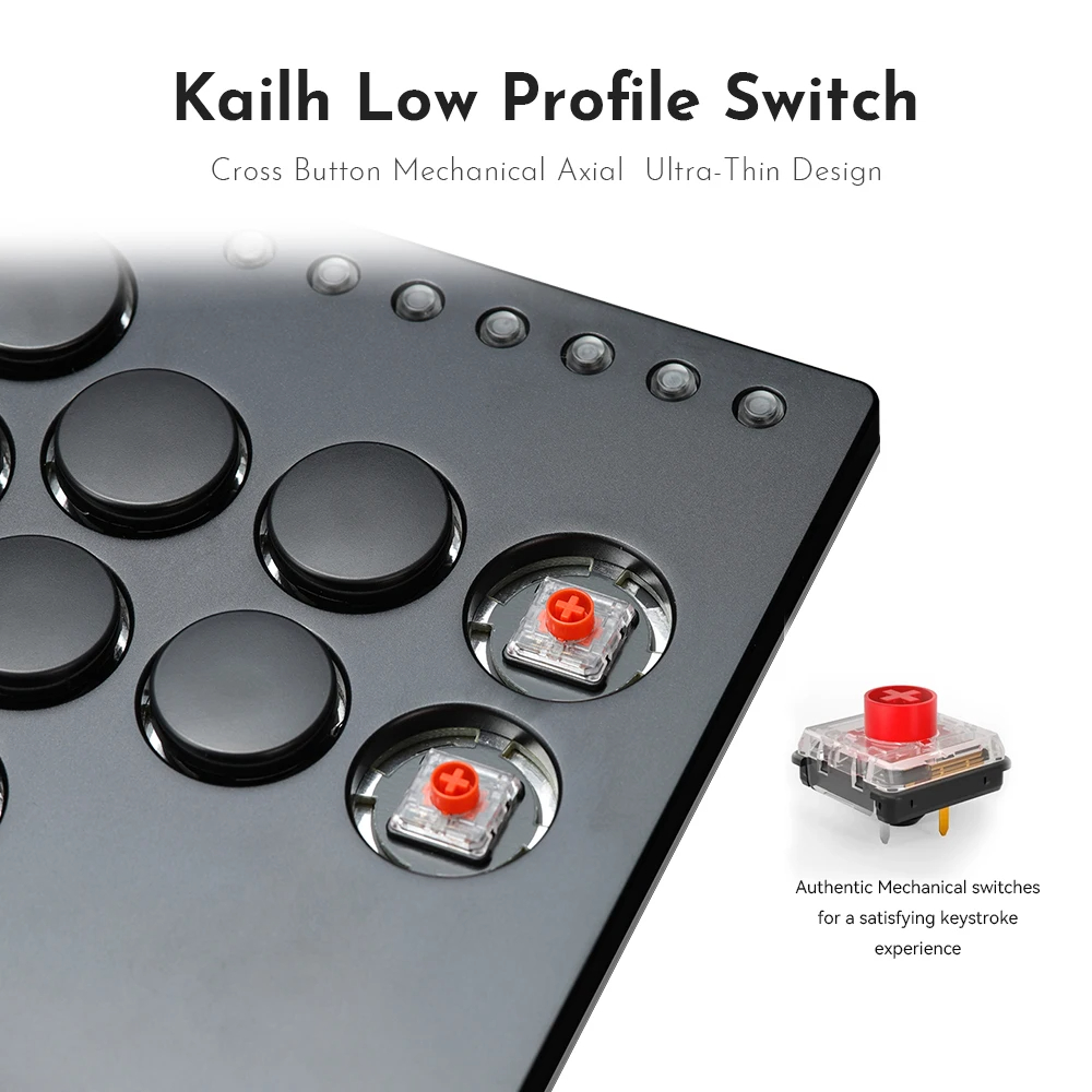 New Haute All Metal Joystick Hitbox Controller Arcade Fighting Stick For PC/Ps3/ Ps4 / Switch/Steam Mini Hitbox Keyboard Control